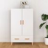 vidaXL Highboard White Engineered wood Tall Highboard Rectangular