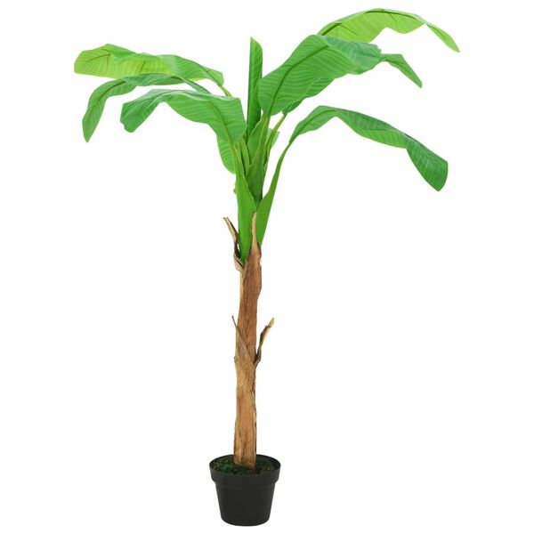 vidaXL Artificial Banana Tree Green Solid wood, plastic Large