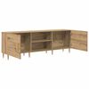 vidaXL TV Cabinet Artisan oak 59.06 x 11.81 x 19.69 in Engineered wood