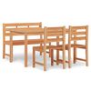 vidaXL Garden Dining Set Natural teak Solid teak wood Medium