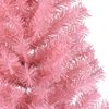 vidaXL Christmas Tree Pink PVC, steel Small Decorative Inlays