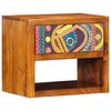 vidaXL Bedside Cabinet Brown 40 x 35 x 35 cm solid acacia wood