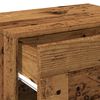 vidaXL Wall-mounted Bedside Cabinet Set of 2 Old wood Engineered wood