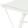 vidaXL Desk White Engineered wood with PVC coating, Powder-Coated Steel