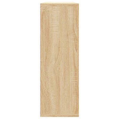 vidaXL Wall Shelves Sonoma Oak 40.9"x7.9"x23" Engineered Wood