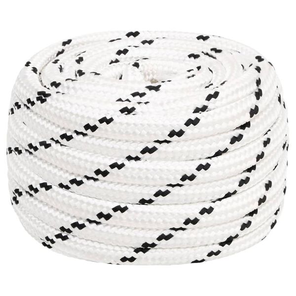vidaXL Work Rope White 0.71 " 164.0 ' Polyester
