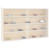 vidaXL Wooden Collector's Display Case Plywood and PET Medium