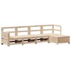 vidaXL Garden Sofa Set Natural wood Solid pine wood Large Modular