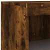 vidaXL Sideboard Smoked oak Engineered wood, glass Large Sideboard