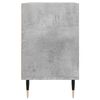 vidaXL TV Cabinet Concrete Grey Engineered Wood, Iron Medium TV Cabinet