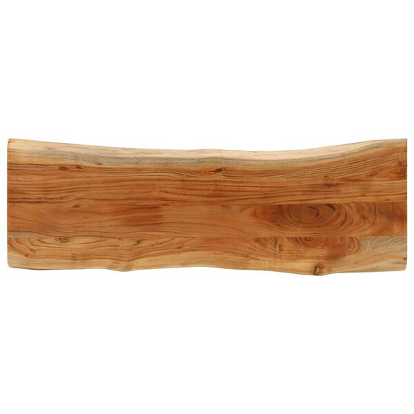 vidaXL Table Top Natural Wood Solid Acacia Wood 47.2 x 15.7 in Durable