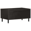 vidaXL Coffee Table Black Solid Mango Wood Medium Coffee Table