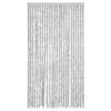 vidaXL Fly Curtain Grey 39.4x78.7" Chenille