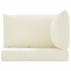vidaXL Pallet Cushion Cream White Oxford Fabric (100% polyester) Medium