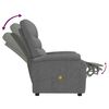 vidaXL Massage Chair Dark Gray 100% Polyester, Iron, Plywood Standard