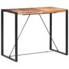 vidaXL Bar Table 55.1"x27.6"x43.3" Solid Acacia Wood