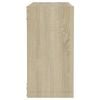 vidaXL Cube Shelf Set of 2 Sonoma oak Engineered wood Small