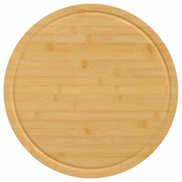 vidaXL Chopping Boards 6 pcs Ø11.8"x0.6" Bamboo