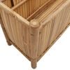 vidaXL Planter Natural bamboo Bamboo 39.4 x 11.8 x 19.7 in