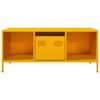 vidaXL Coffee Table Mustard Yellow Cold-rolled Steel Moderate