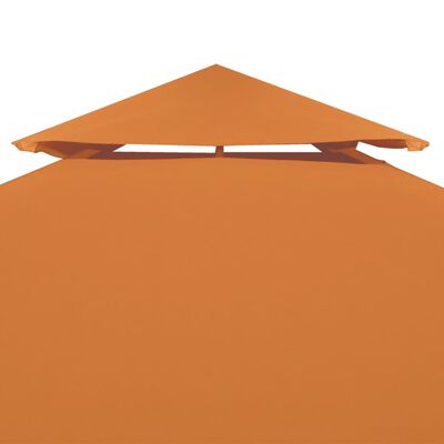 vidaXL Gazebo Cover Canopy Replacement 1 oz/ft² Orange 9.8'x9.8'