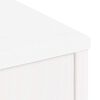 vidaXL Side Cabinet White Solid pine wood, engineered wood Medium