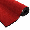 vidaXL Doormat Red and Black 47.3" x 98.4" Polypropylene and vinyl