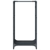 vidaXL Firewood Rack Anthracite 15.7x11.8x31.5" Cold-rolled steel