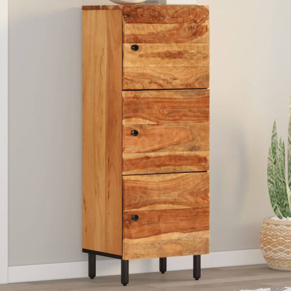vidaXL Highboard 15.7"x13"x43.3" Solid Wood Acacia