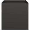 vidaXL Planter Black Cold-rolled Steel Large Decorative Inlays