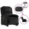 vidaXL Electric Stand Up Massage Recliner Chair Black
