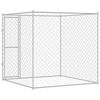 vidaXL Dog Cage 78.7" x 78.7" x 78.7" Steel