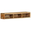 vidaXL Wall-mounted TV Cabinet Rough Mango Wood Solid Rough Mango Wood