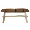 vidaXL Entryway Bench Natural brown