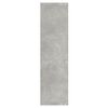 vidaXL Mirror Cabinet Concrete Gray Engineered Wood, Acrylic Medium