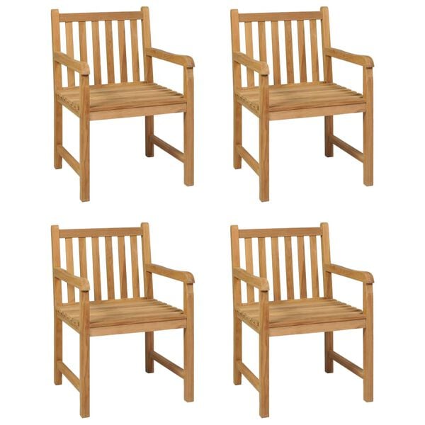 vidaXL Garden Dining Set Warm teak Solid teak wood Large Durable