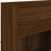 vidaXL TV Wall Cabinet Brown Oak Engineered Wood