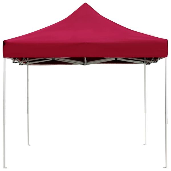 vidaXL Party Tent Wine Red Oxford fabric with PVC coating 15ft x 10ft