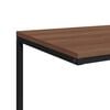 vidaXL Side Table Black Engineered wood, iron 21.7x13.8x26.0 in Durable