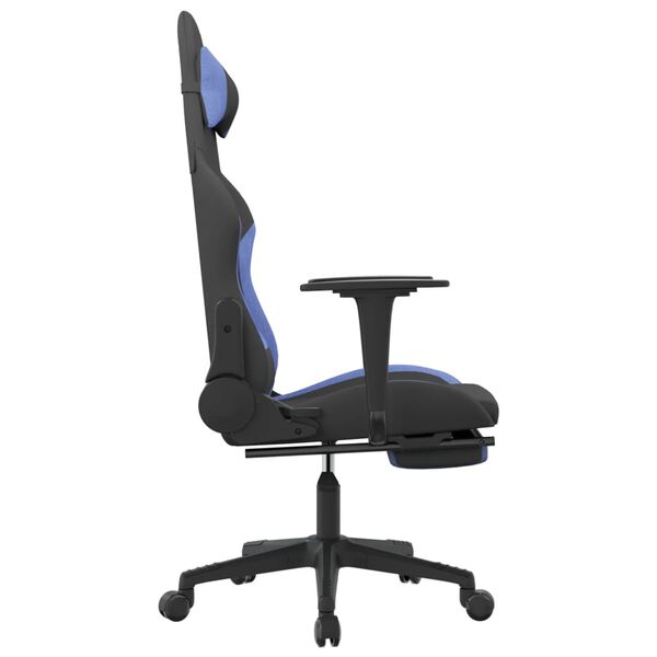 vidaXL Gaming Chair Black and Blue