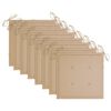 vidaXL Garden Chair Set of 8 Beige, Natural Wood