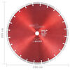 vidaXL Diamond Cutting Disc Steel 13.78 "