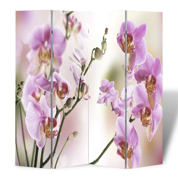 vidaXL Folding Room Divider 63"x66.9" Flower