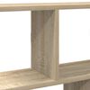 vidaXL Wall Cube Shelf Sonoma oak Engineered wood Medium Wall Cube Shelf