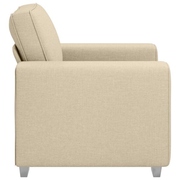 vidaXL Sofa Cream 39.37 x 30.31 x 32.28 in Fabric
