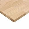 vidaXL Desk Top Natural Oak Solid Oak Wood 55.1in x 23.6in x 1.0in