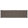 vidaXL Deck Chair Taupe Solid Acacia hardwood Standard Foldable