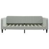 vidaXL Daybed With Trundle Light grey
