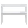 vidaXL Console Table High Gloss White Engineered Wood Medium