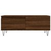vidaXL Coffee Table Brown Oak Engineered Wood, Metal Medium Coffee Table